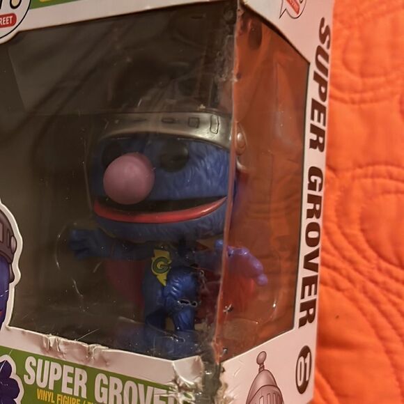 Funko Pop Vinyl SESAME STREET - SUPER GROVER #01 - Picture 7 of 8